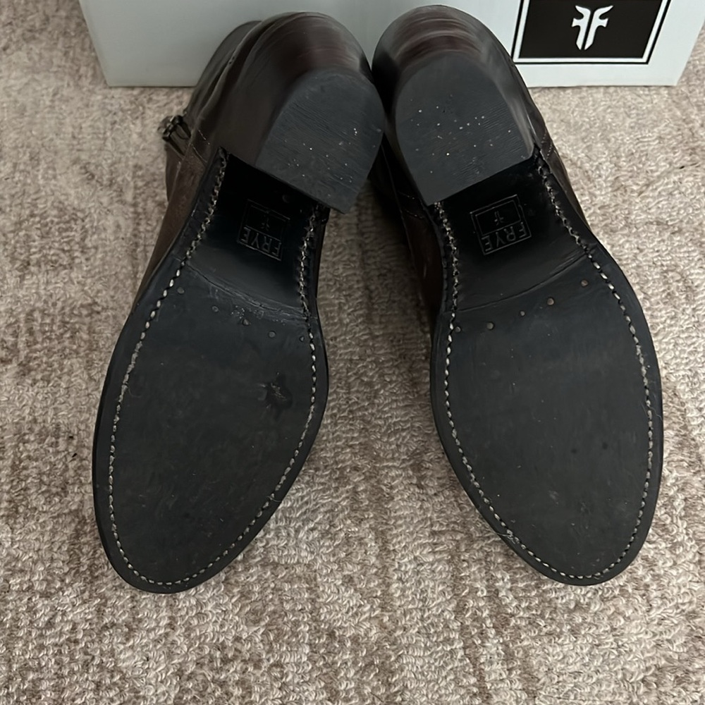 Frye Bootie- Beautiful Condition, Barely Worn Bro… - image 5